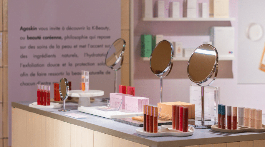 Marque de cosmétiques Agaskin à Paris