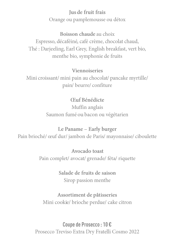 brunch quai 108 Paris