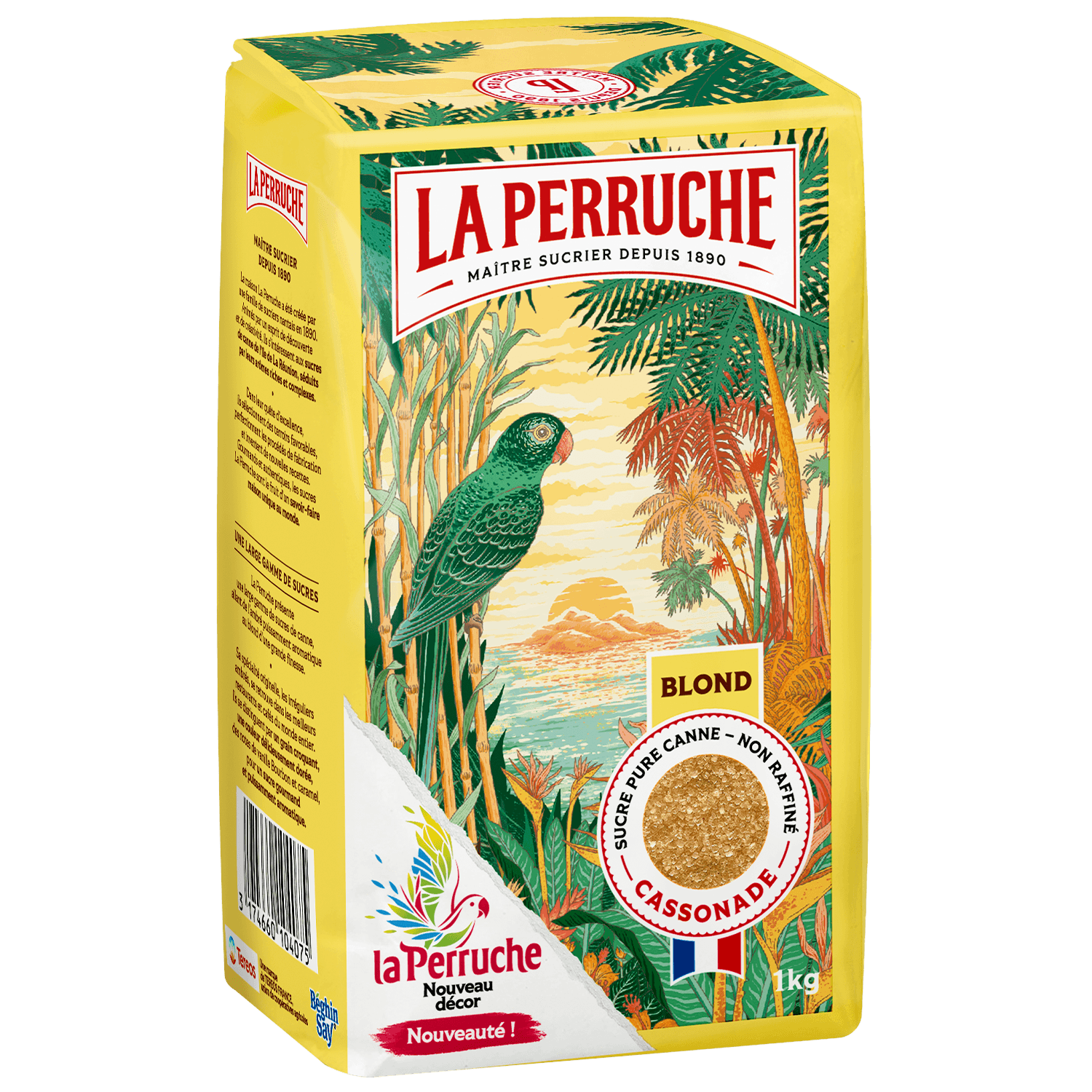 Blond Cassonade 1kg La Perruche Paris